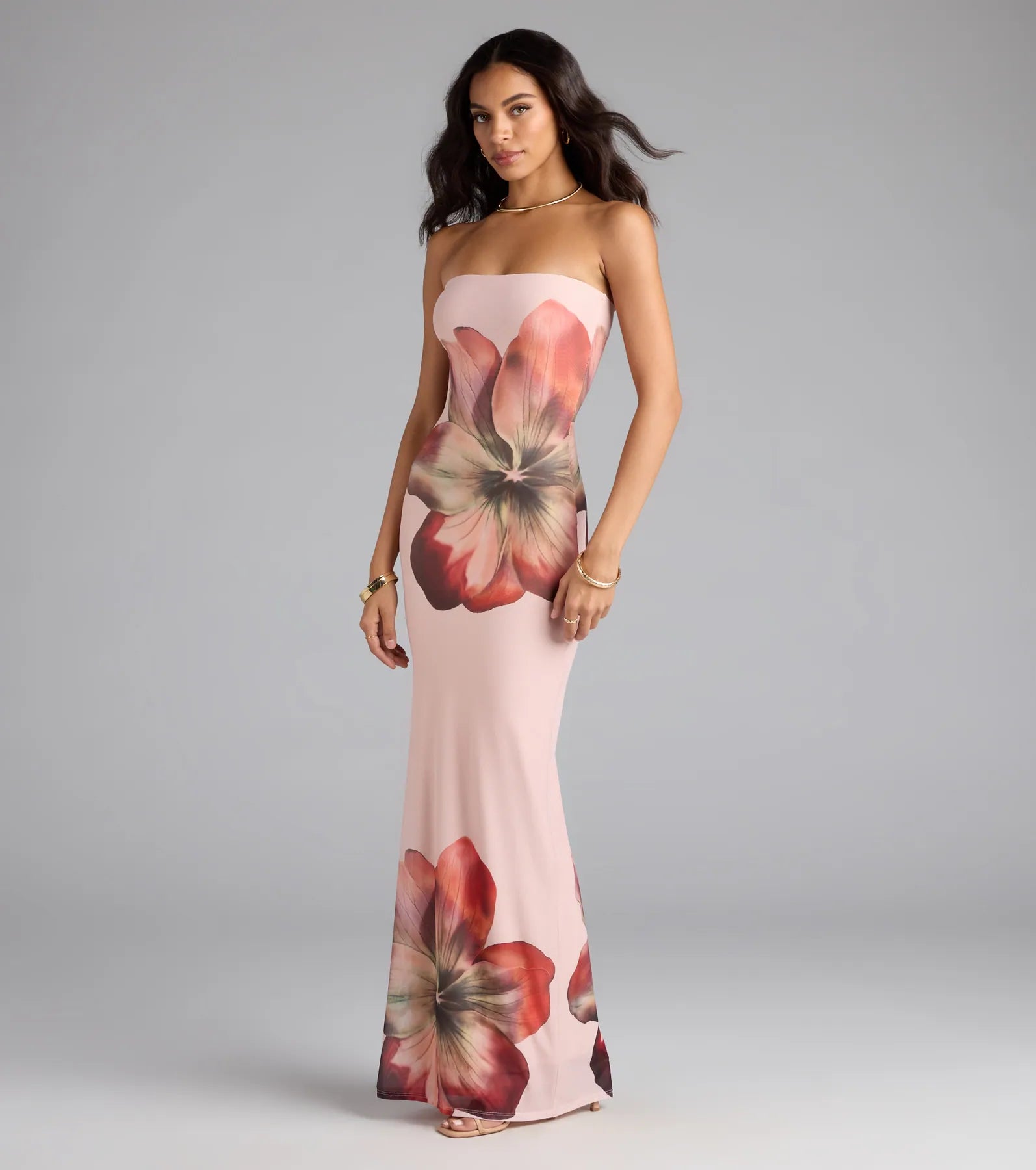 Bold Beauty Floral Maxi Dress
