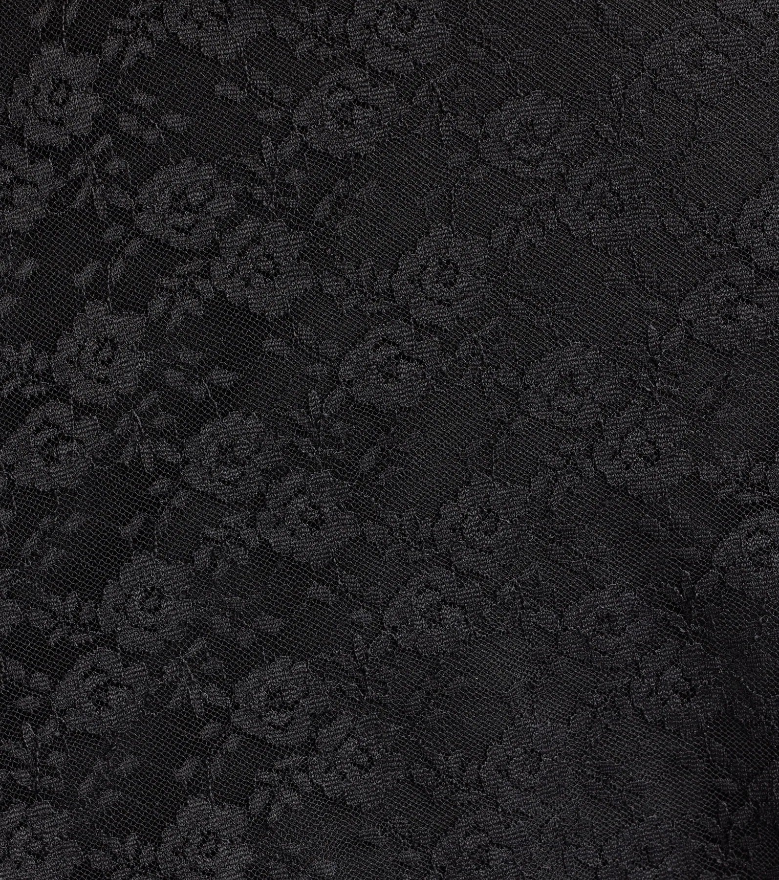 Flirty Girl Ruffled Halter A-Line Lace Mini Dress