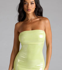 In The Limelight Metallic Bodycon Mini Dress
