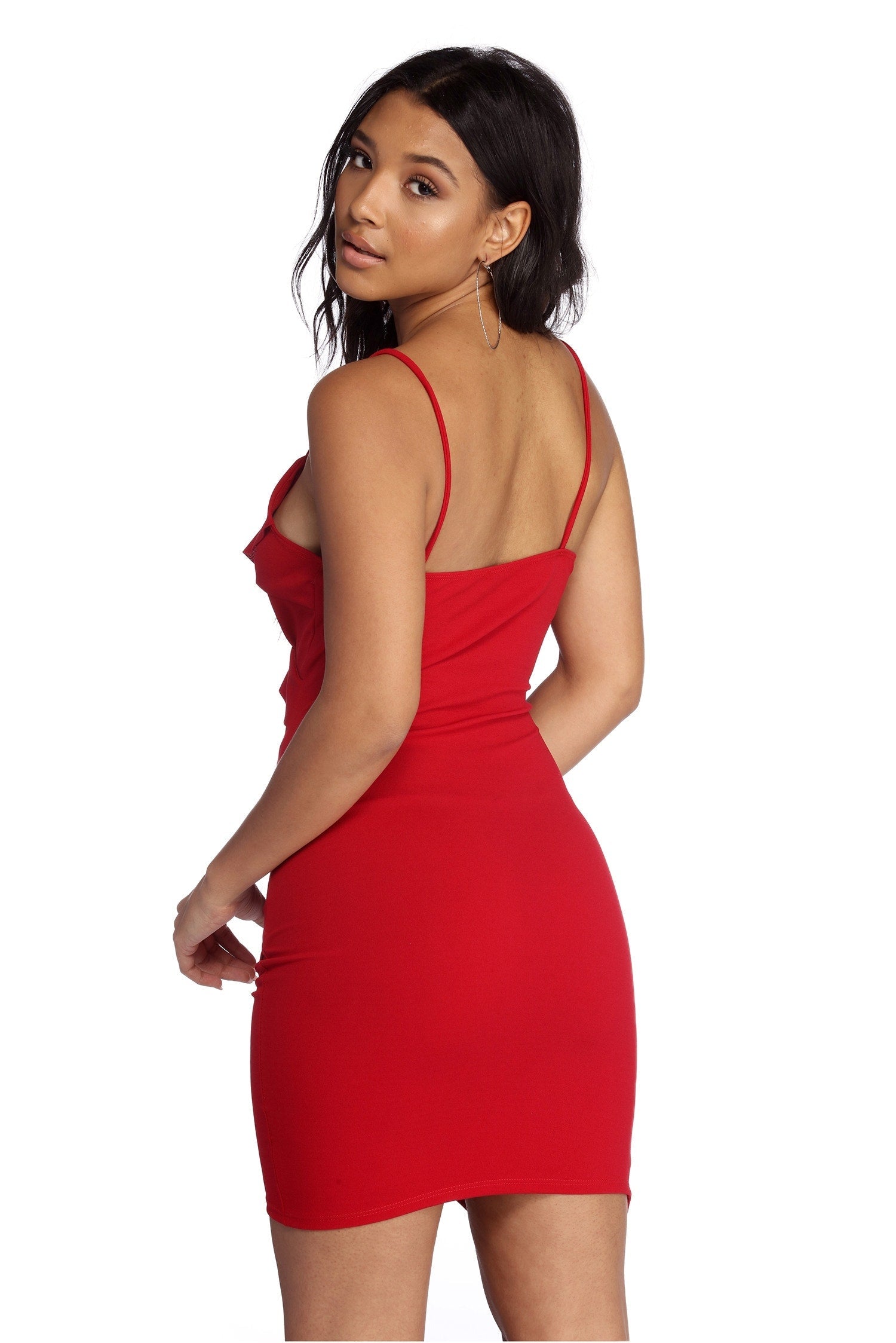 Radiant In Rhinestones Mini Dress