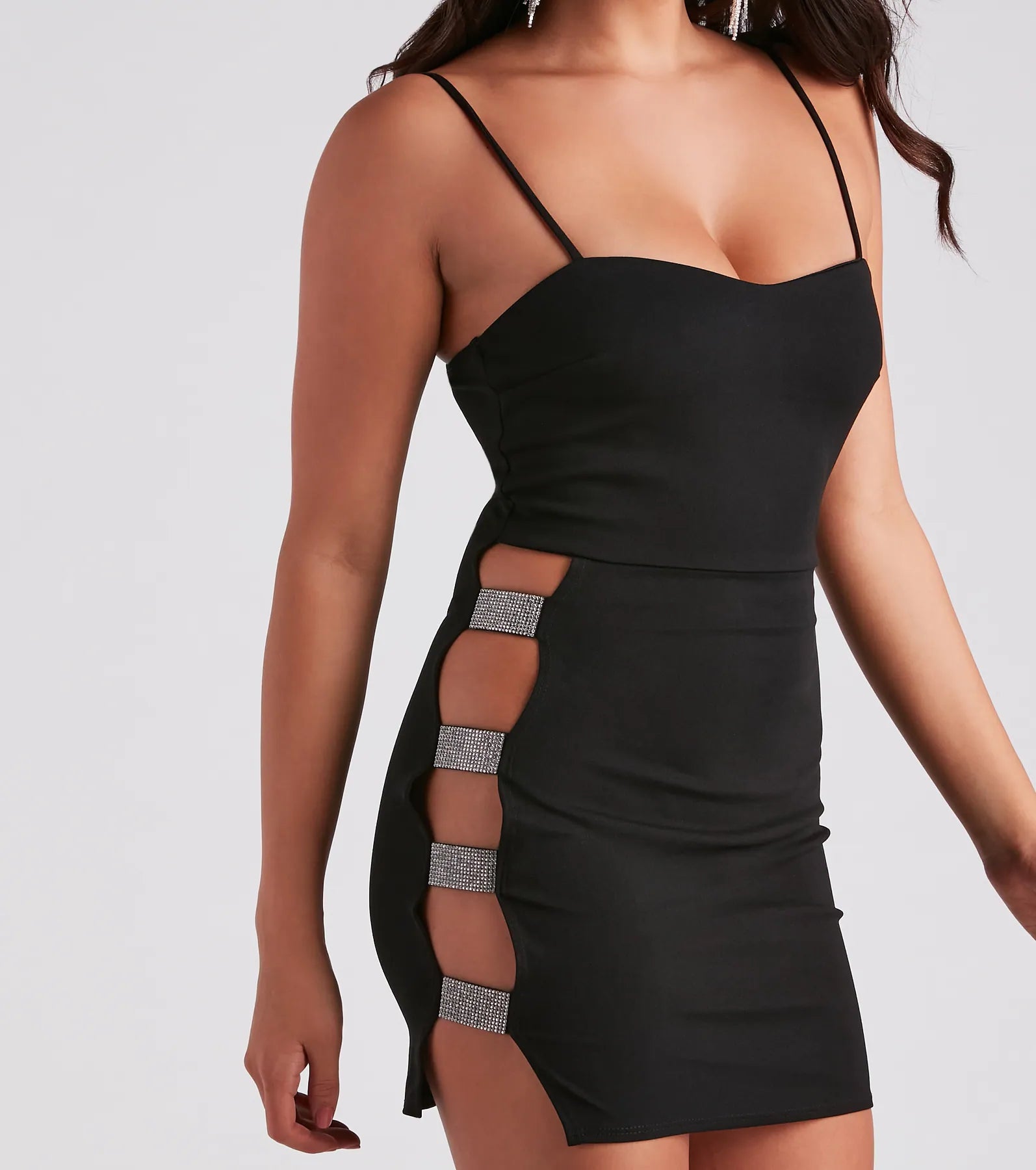 Living For The Night Crepe Dress