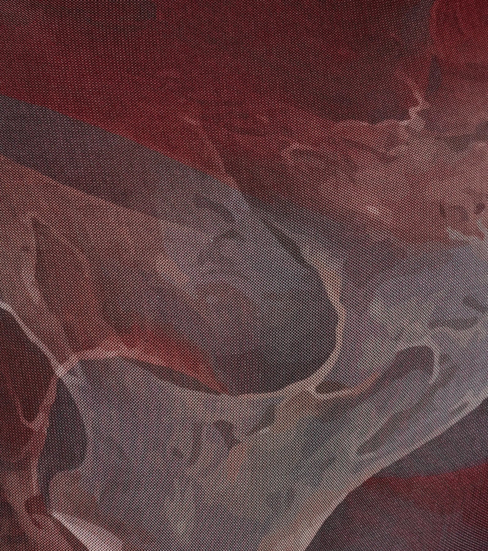 Daring Diva Abstract Print Cutout Halter Mini Dress