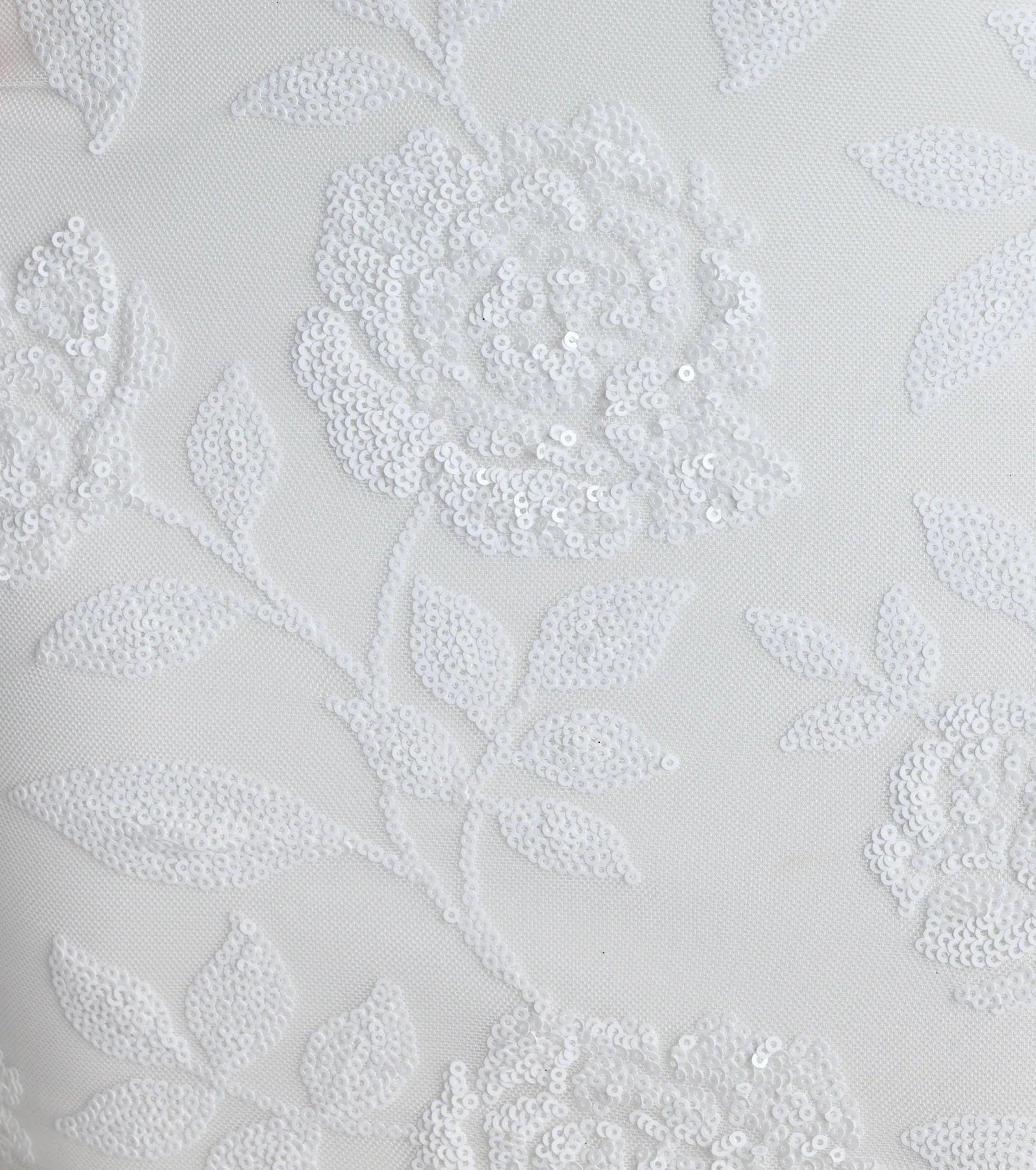 Sparkle In Motion Floral Sequin Lace-Up Mini Dress