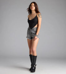 Destiny Driven Rhinestone Fishnet Crop Top