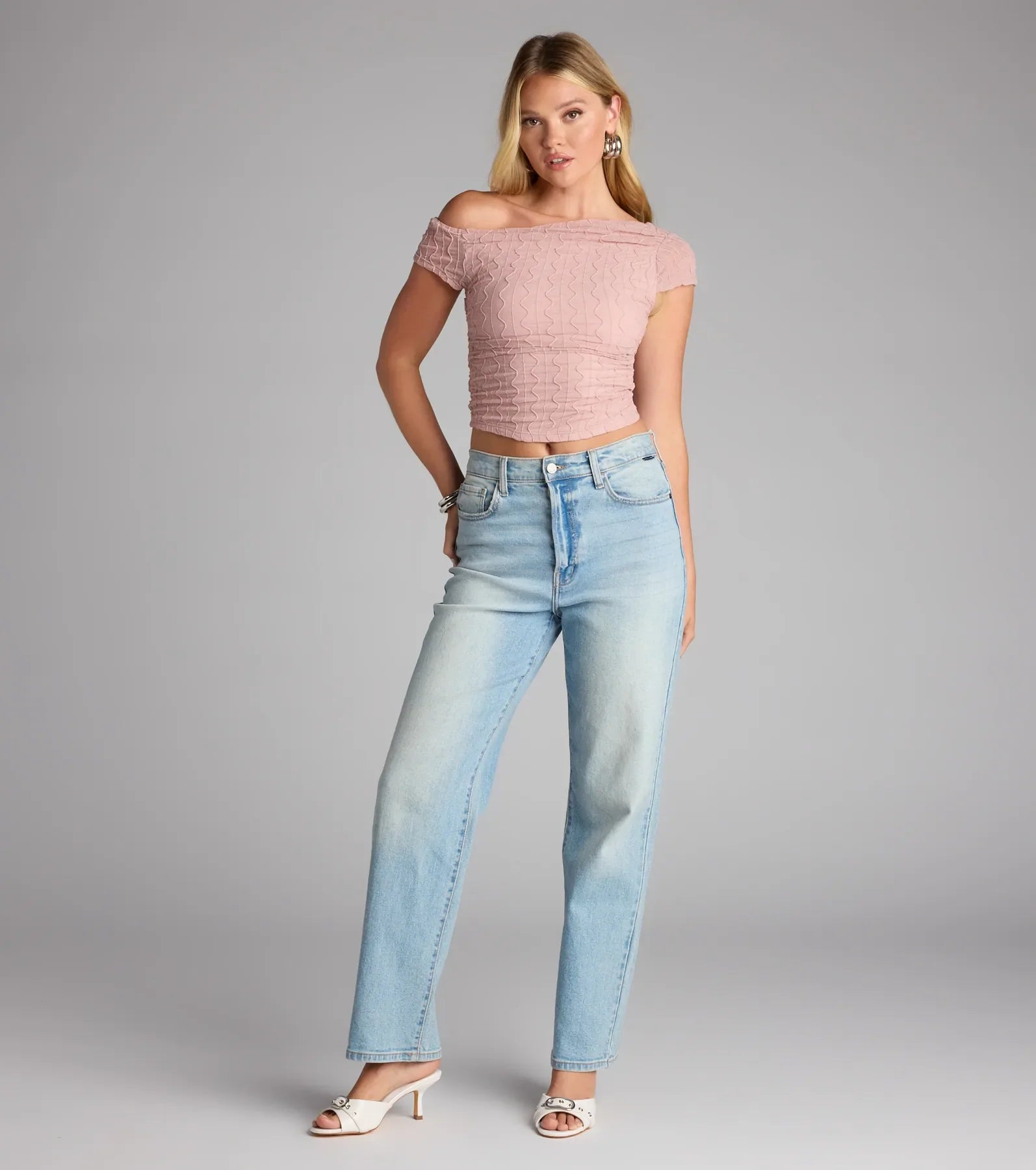 Flirty Angles One-Shoulder Crop Top
