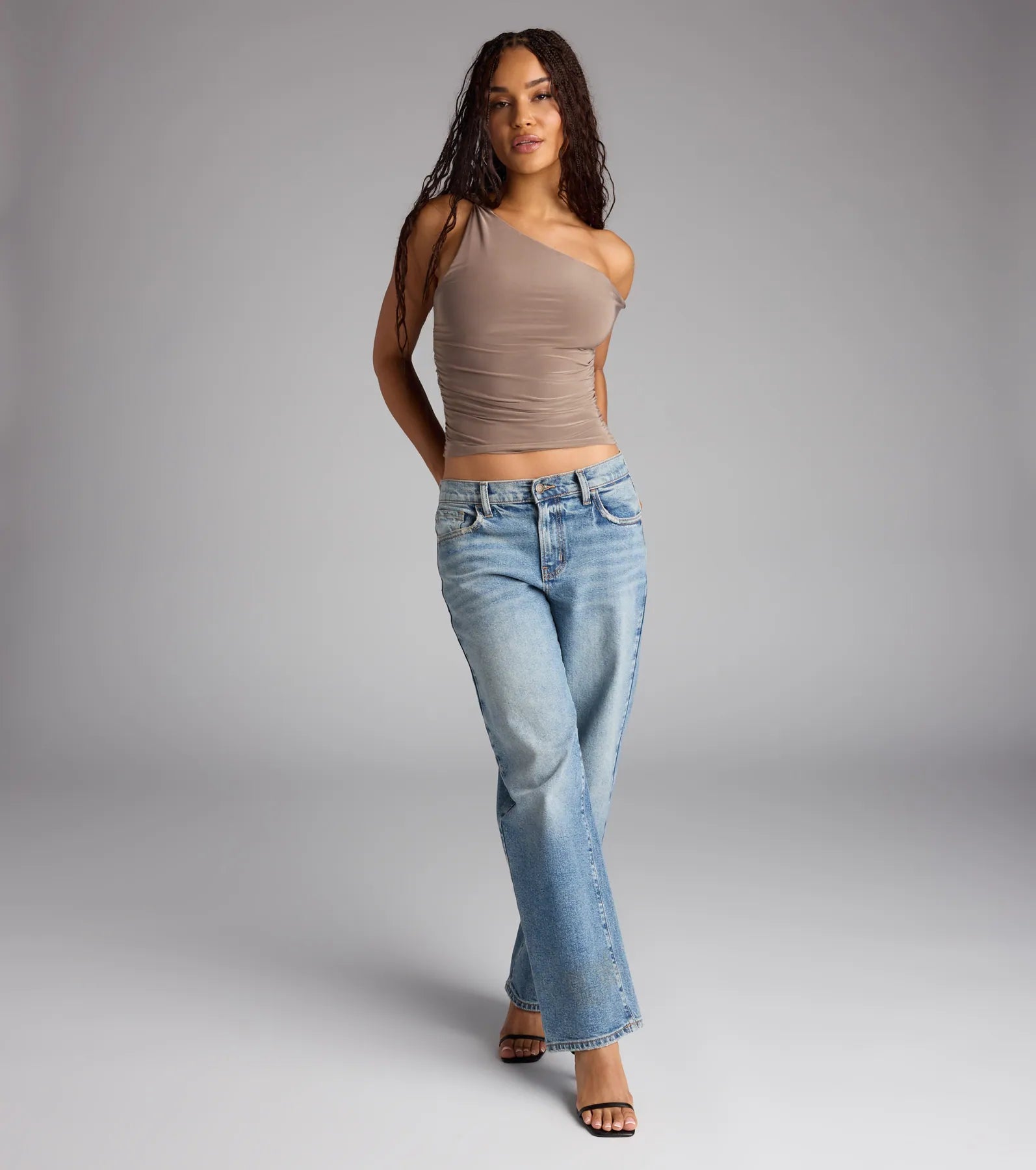 Iconic Chic One-Shoulder Crop Top