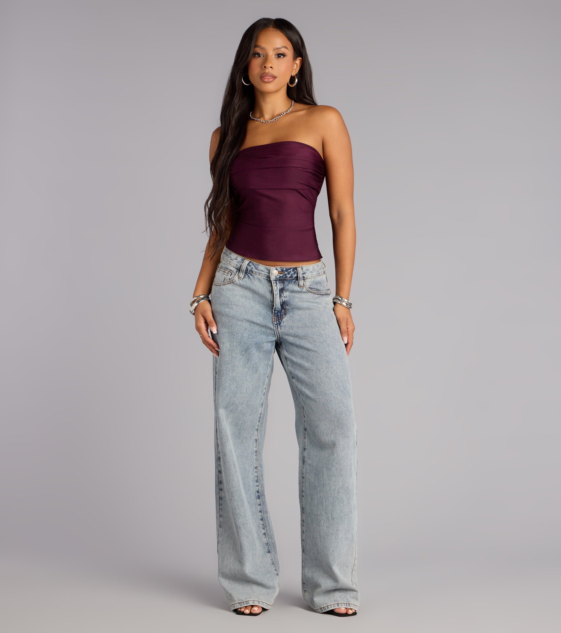 Carefree And Cute Crop Tube Top