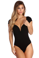 First Impression Ribbed Bodysuit