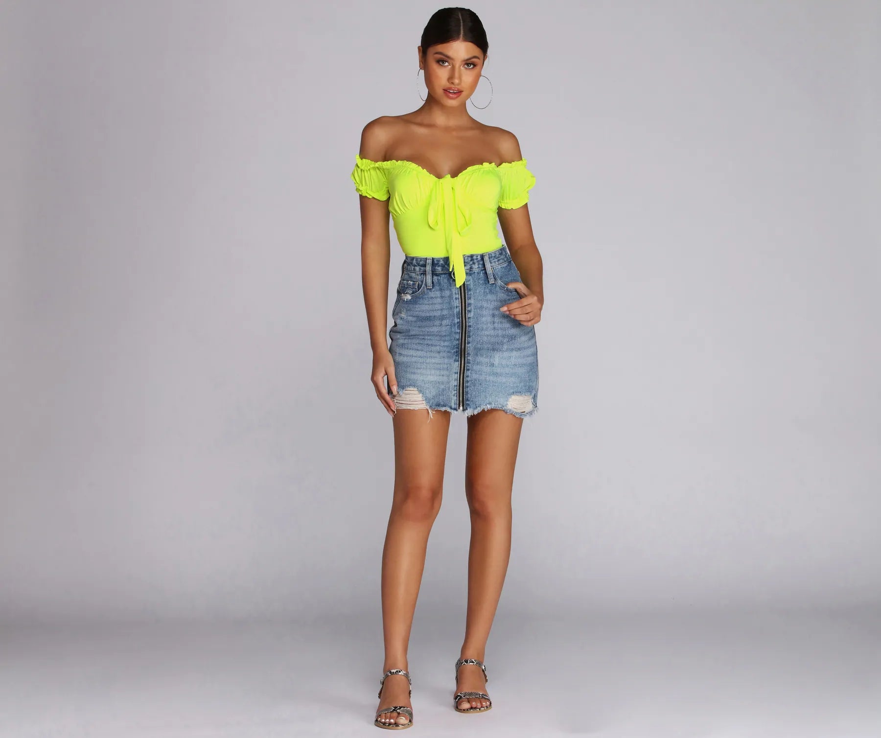 Tie-Front Runner Bodysuit