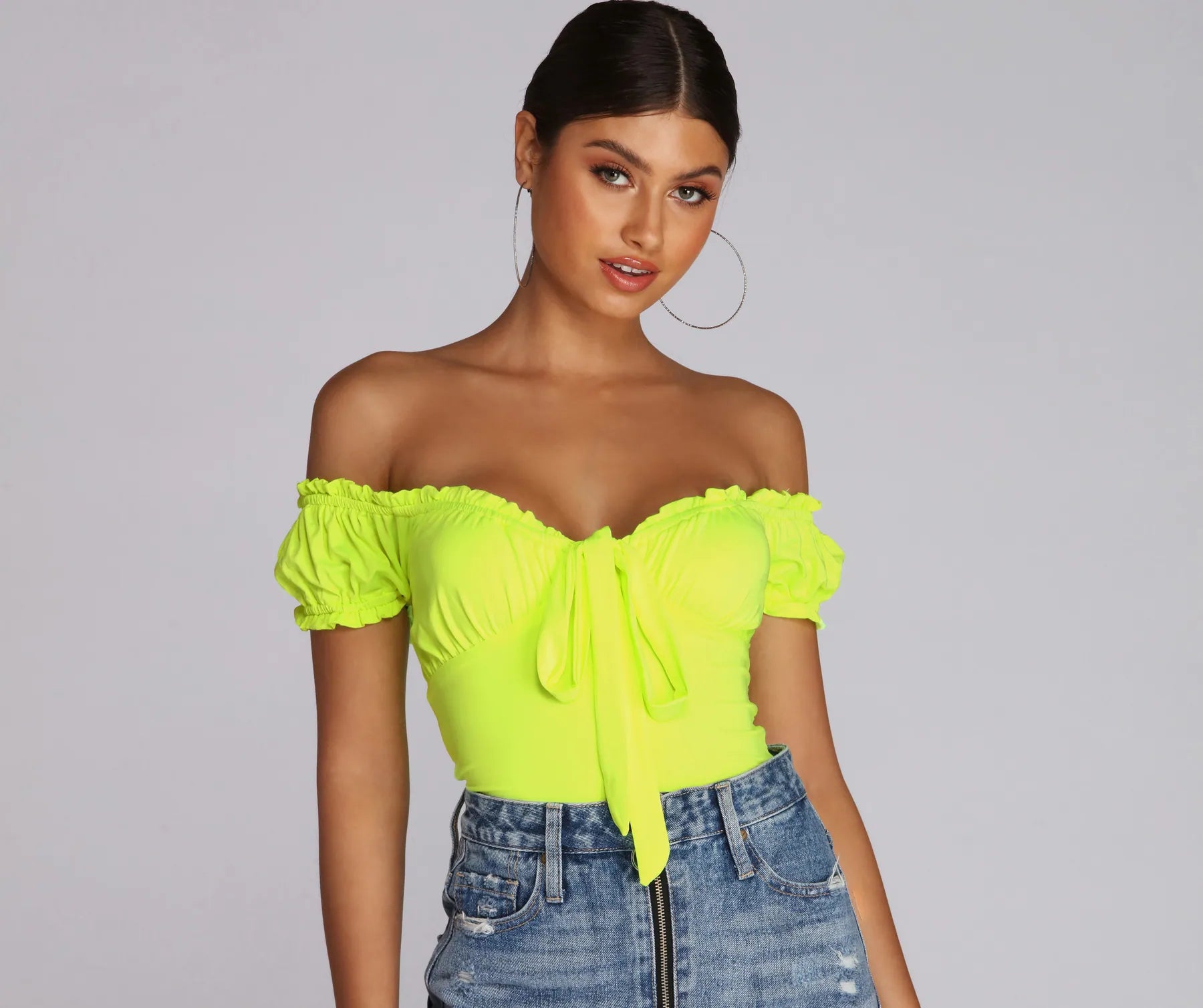 Tie-Front Runner Bodysuit