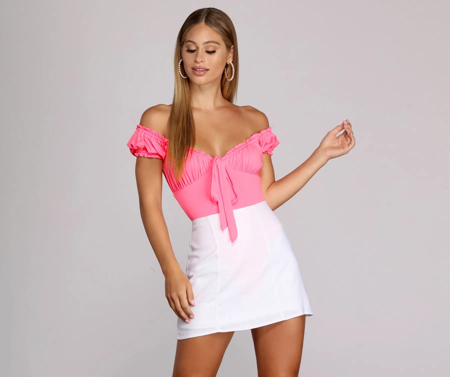 Tie-Front Runner Bodysuit