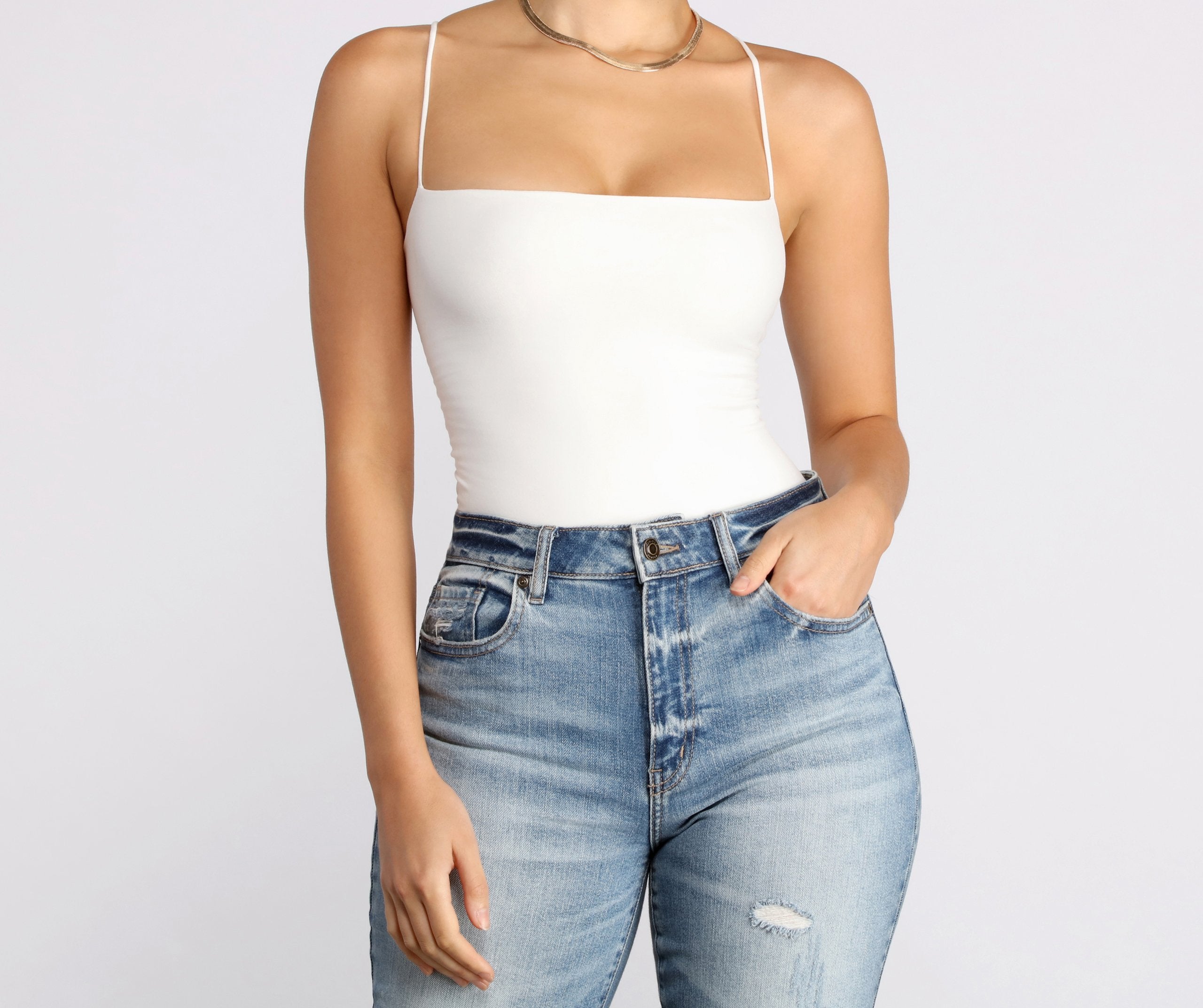 Looking Good Lace Up Bodysuit