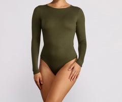 Never Basic Open Back Bodysuit