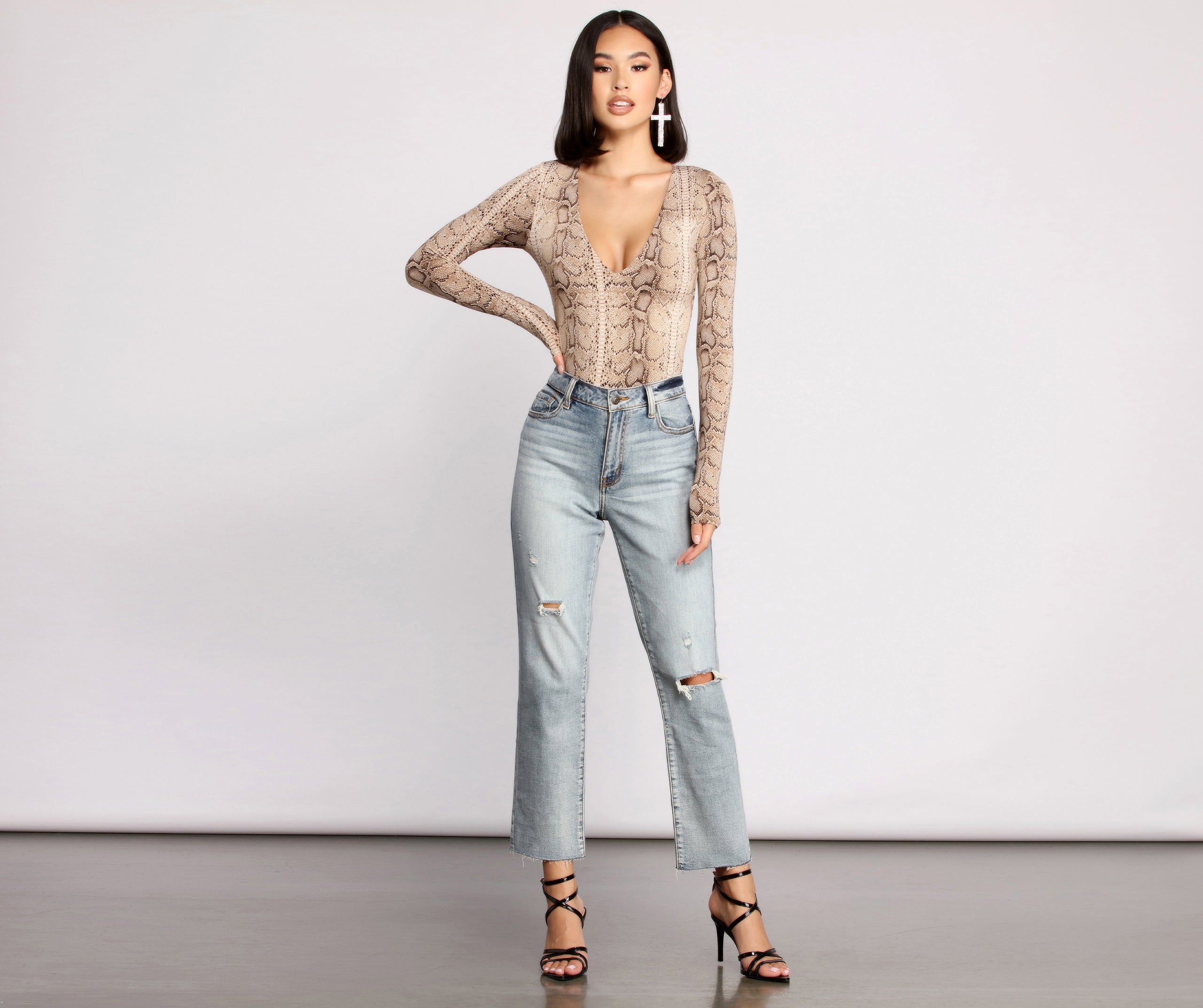 Instincts Unleashed Long Sleeve Bodysuit