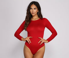 Never Basic Open Back Bodysuit