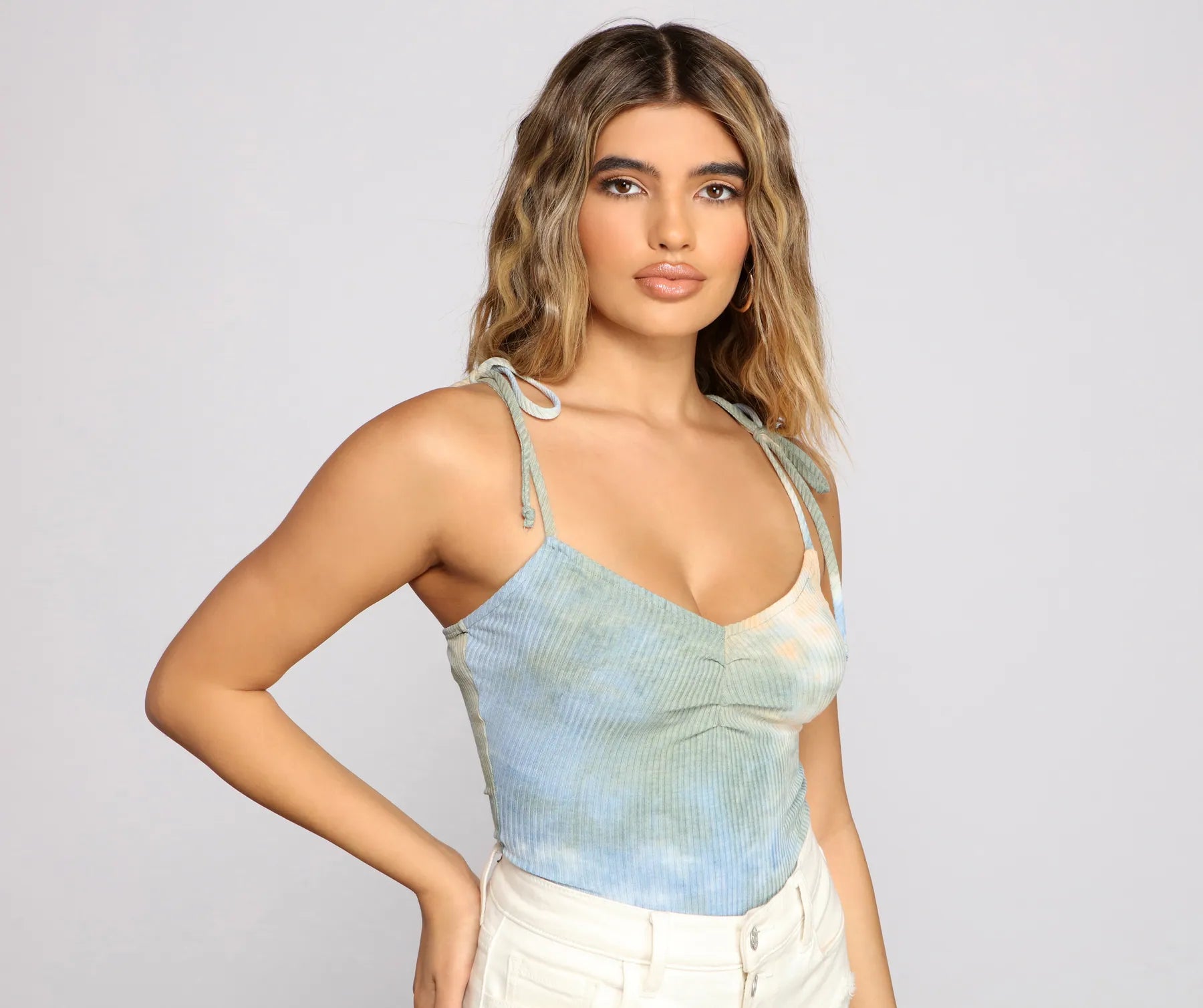 Summer Vibes Tie-Dye Bodysuit