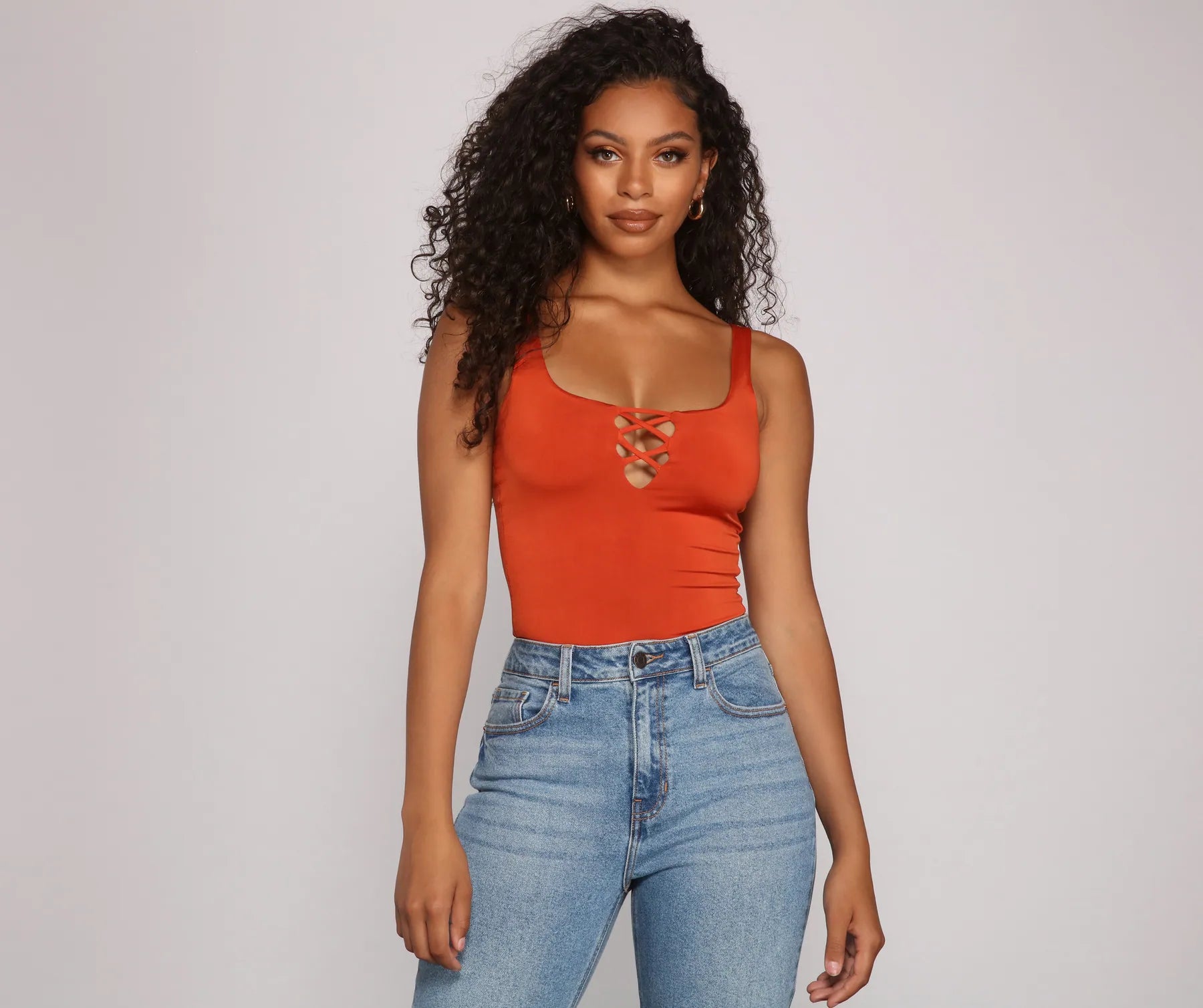 Keep It On-Trend Strappy Bodysuit