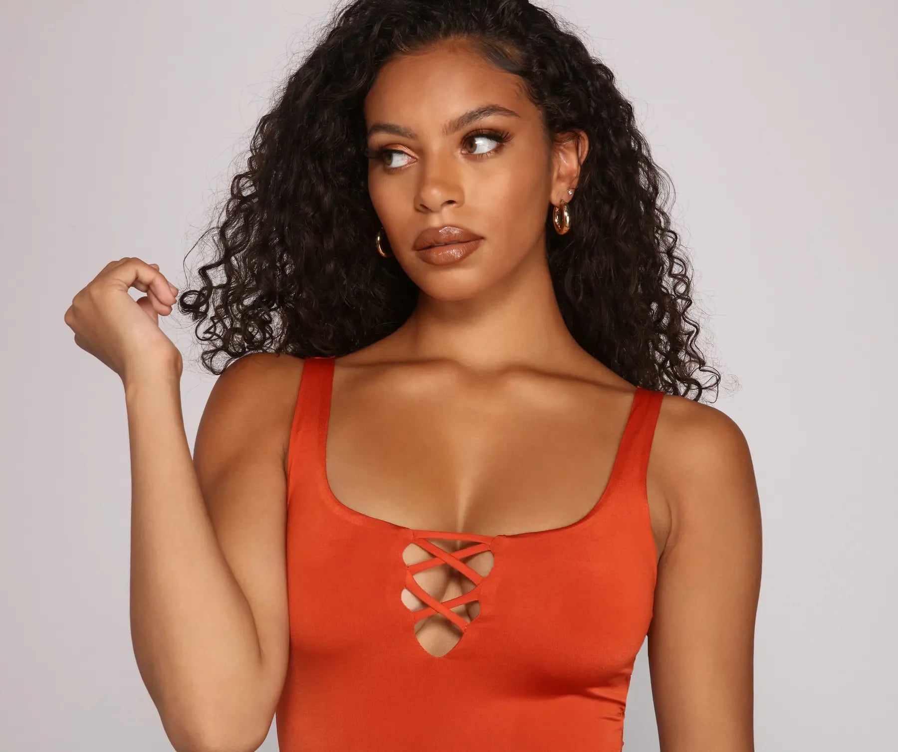 Keep It On-Trend Strappy Bodysuit