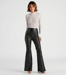 Angelic Babe Mesh Feather Top