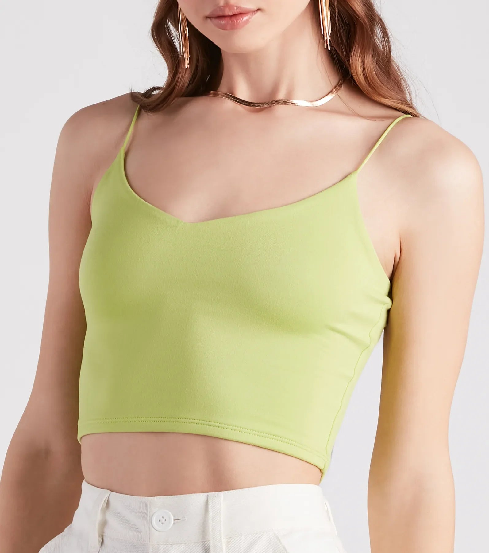 Girl Next Door Vibes Cropped Tank