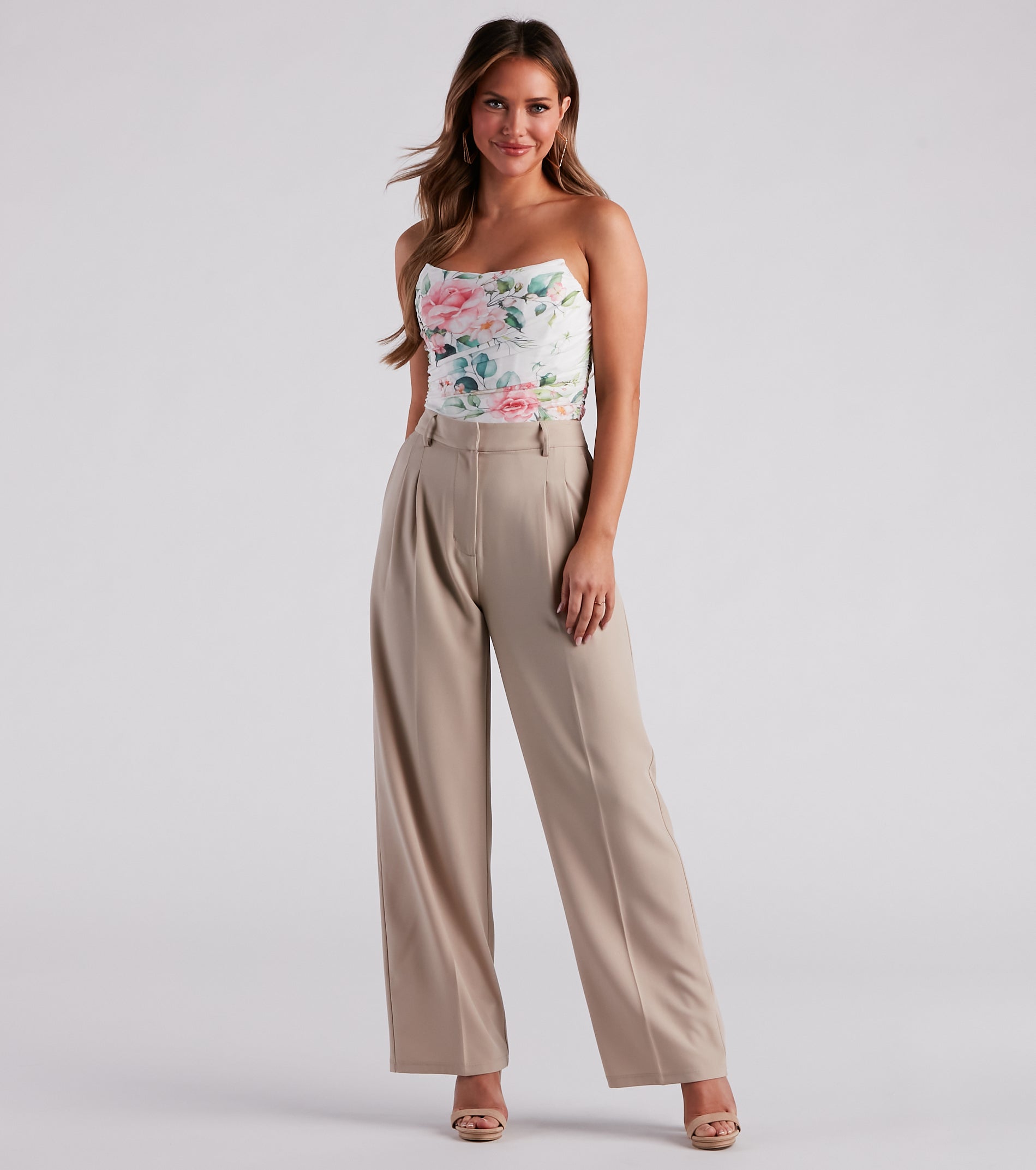 Pretty As Can Be Floral Bustier