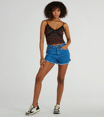 Taste Of Cherry Lace Cami Tank Top