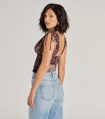 Fab and Fierce Animal Print Tank Top