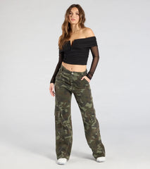 Desirable Sensation Off-The-Shoulder Mesh Crop Top