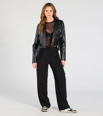 Sheer As Can Be Polka Dot Mesh Bodysuit