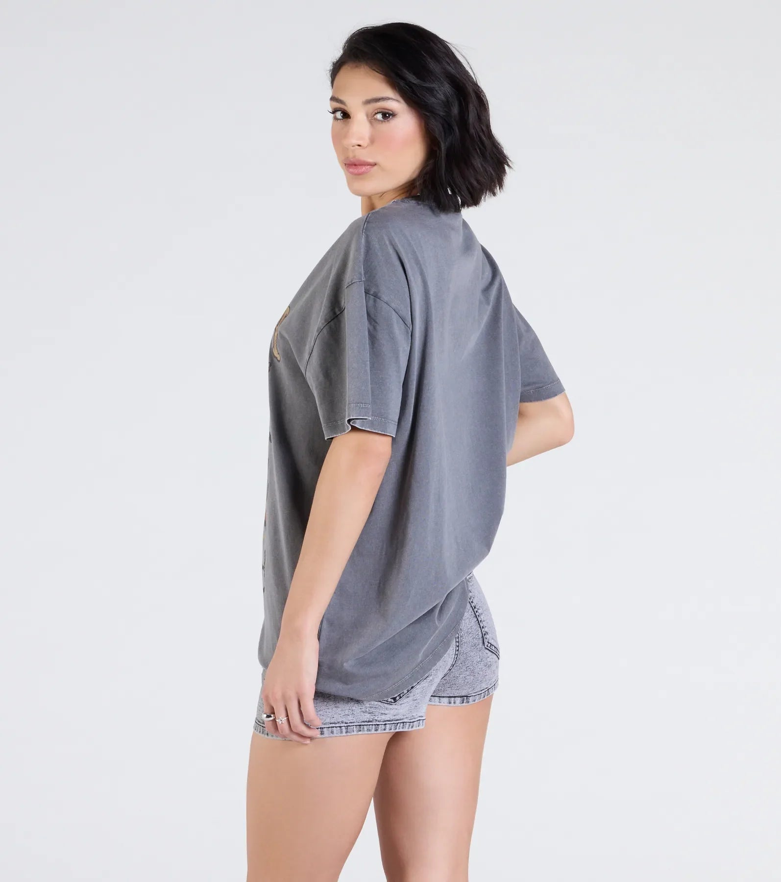 Wild And Free Oversized Graphic Tee