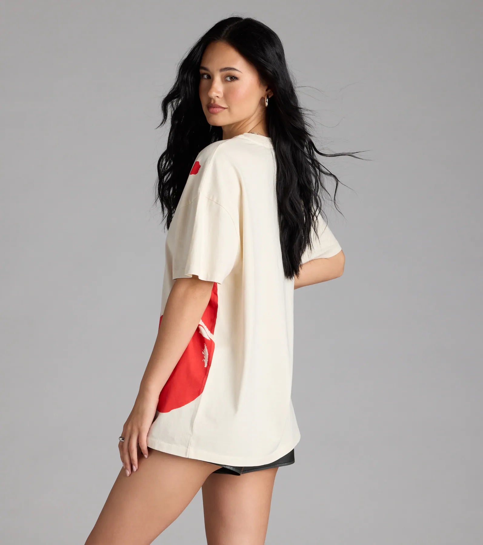 Taste Like Cherries Oversized Graphic Tee