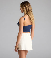 Sweetest Of All Paisley Crop Top