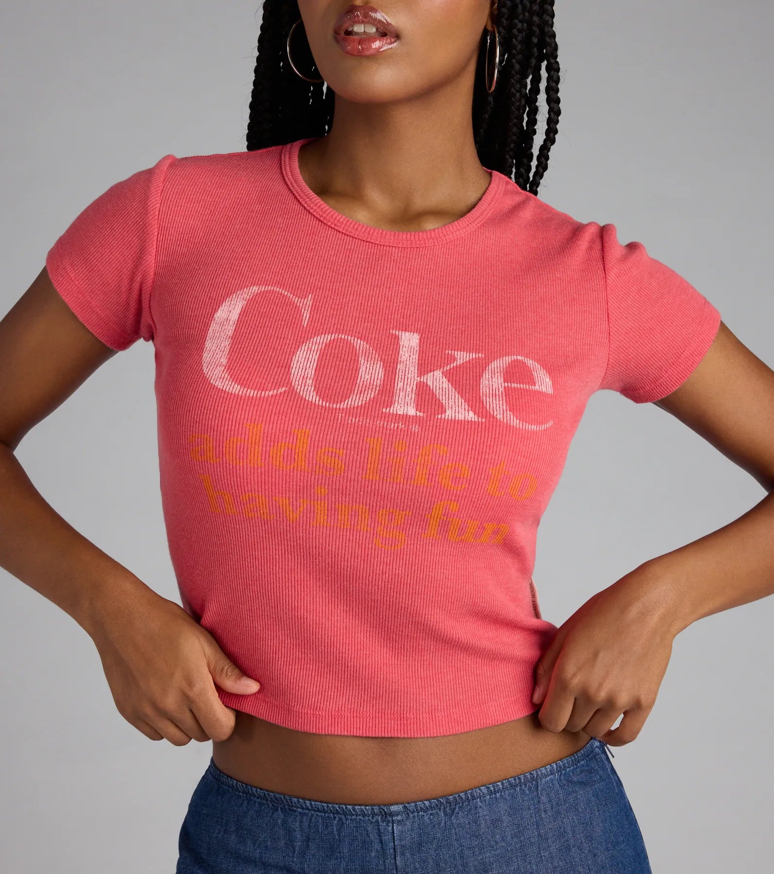Coke ® Graphic Crop Tee