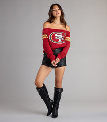 Ultra Game NFL San Francisco 49ers Pull-Over Top