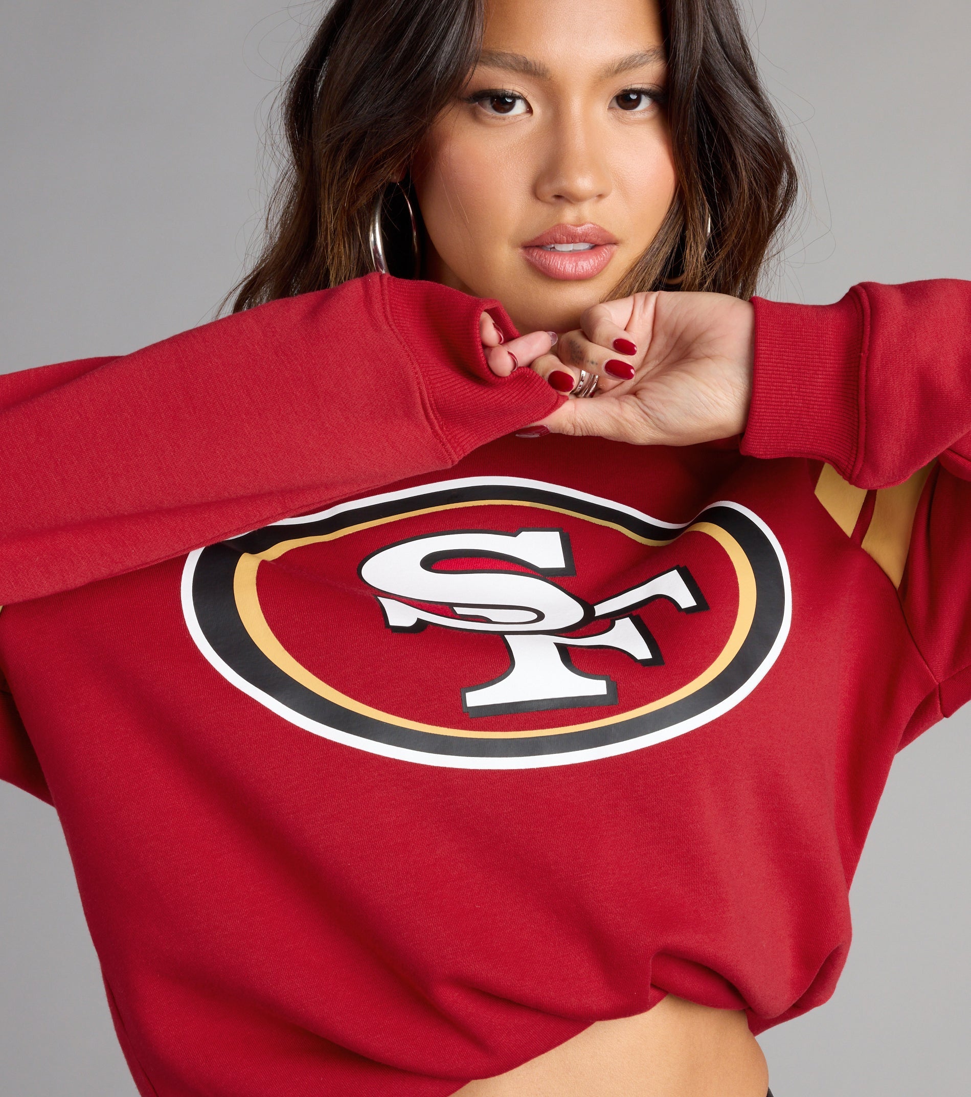 Ultra Game NFL San Francisco 49ers Pull-Over Top