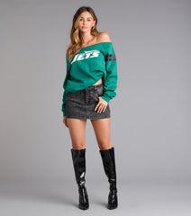 Ultra Game NFL New York Jets Pull-Over Top