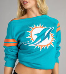 Ultra Game NFL Miami Dolphins Pull-Over Top