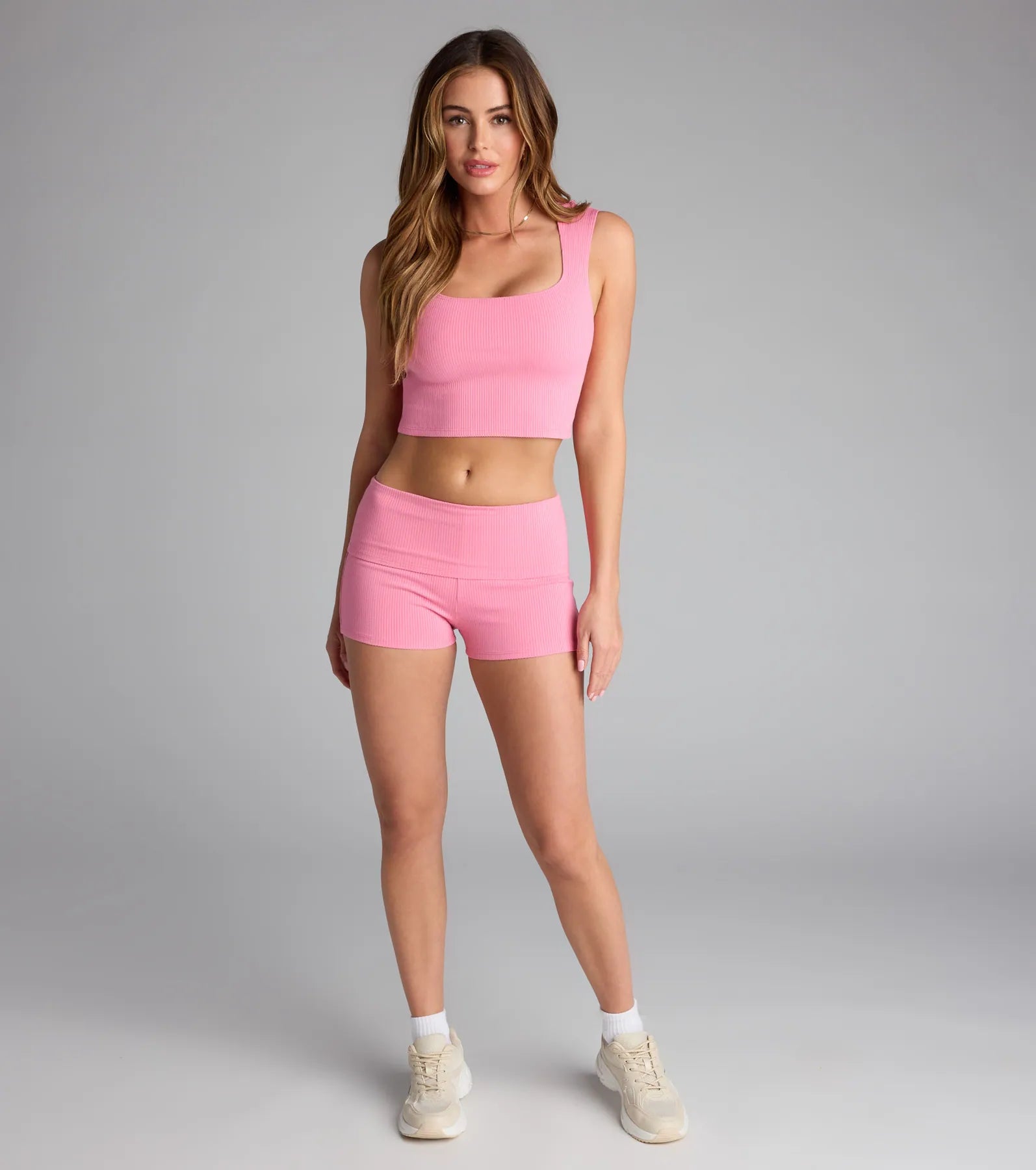 Elevated Era Ribbed Knit Cropped Tank Top