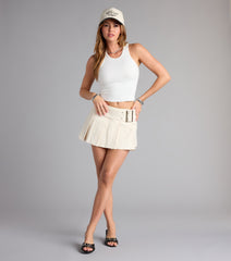 Keep It Simple Rib Knit Tank Top