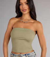 Weekend Mood Strapless Tube Top