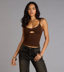 Peekaboo Moment Crop Top