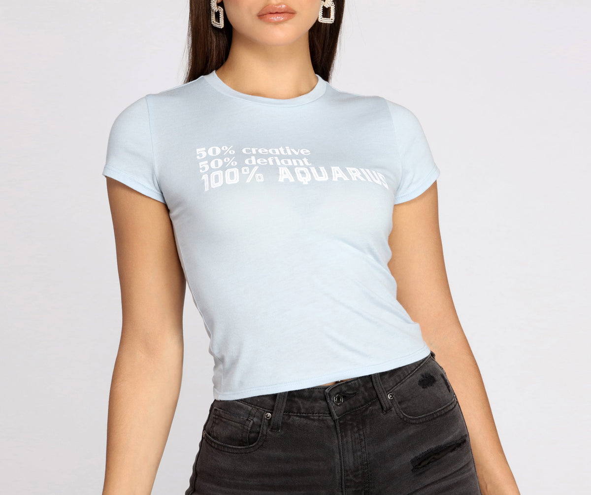 100% Aquarius Tee