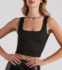 Double Duty Cropped Tank