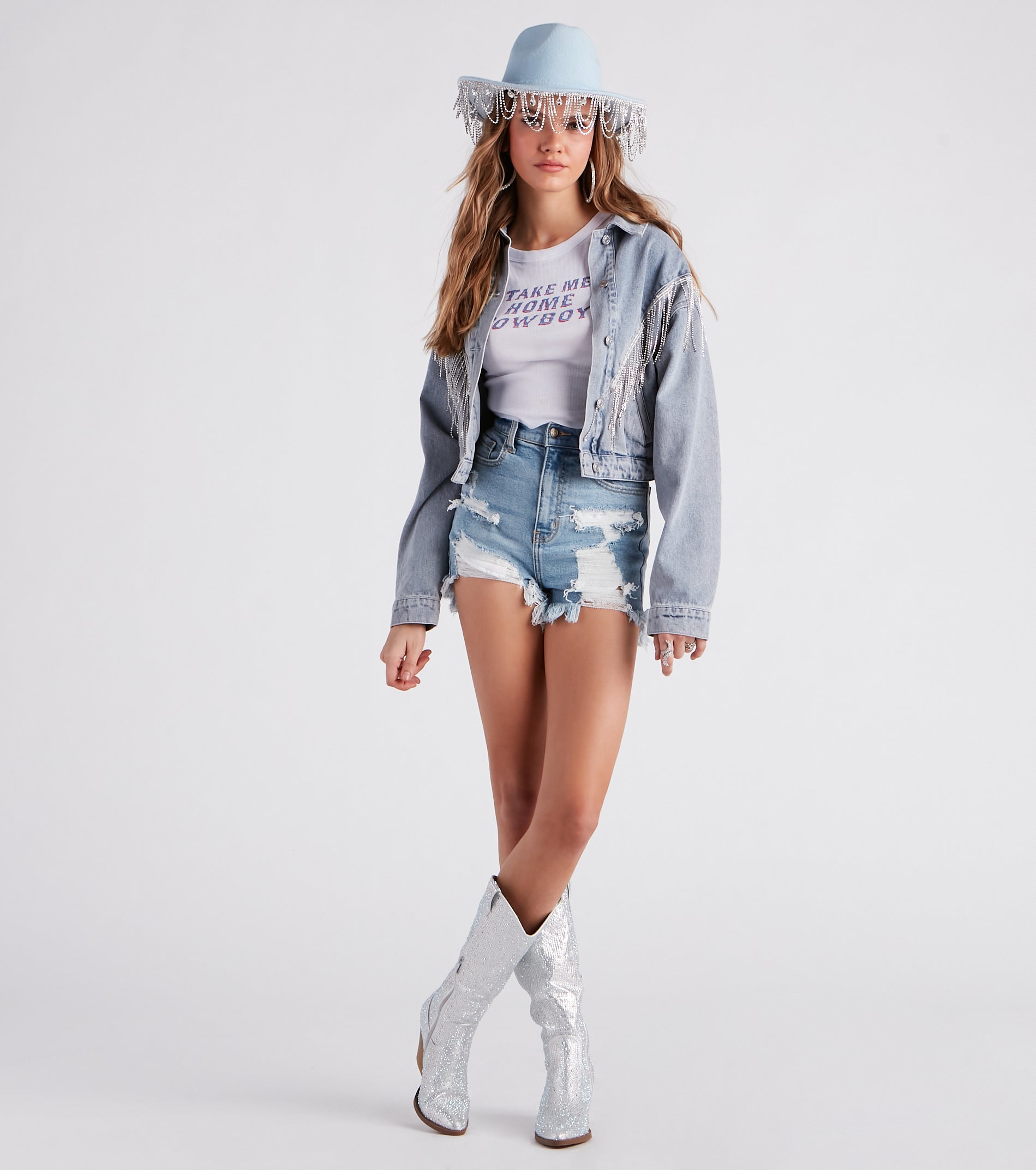 Take Me Home Cowboy Graphic Tank Top