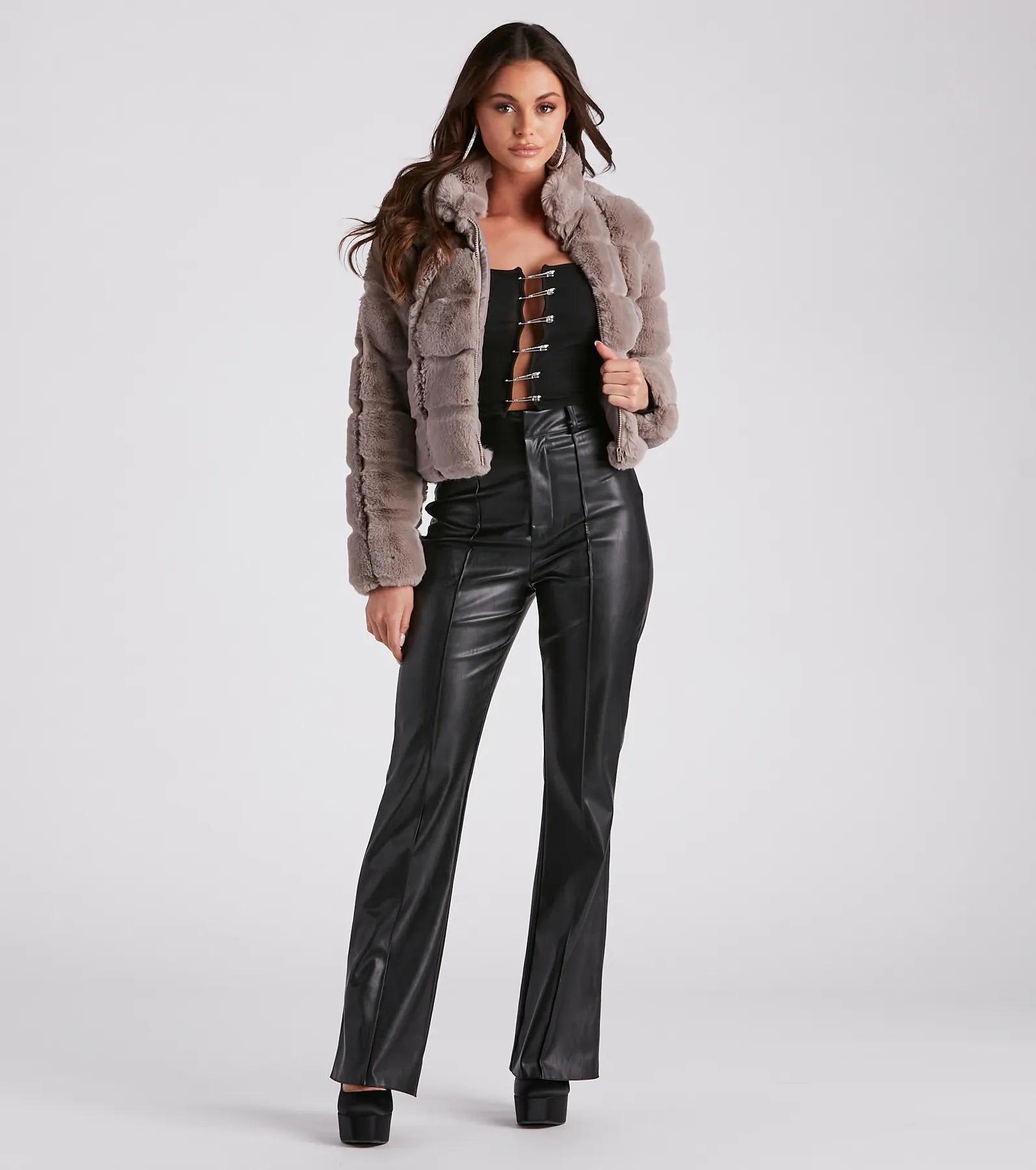 A Girls Gotta Shine Knit Crop Top