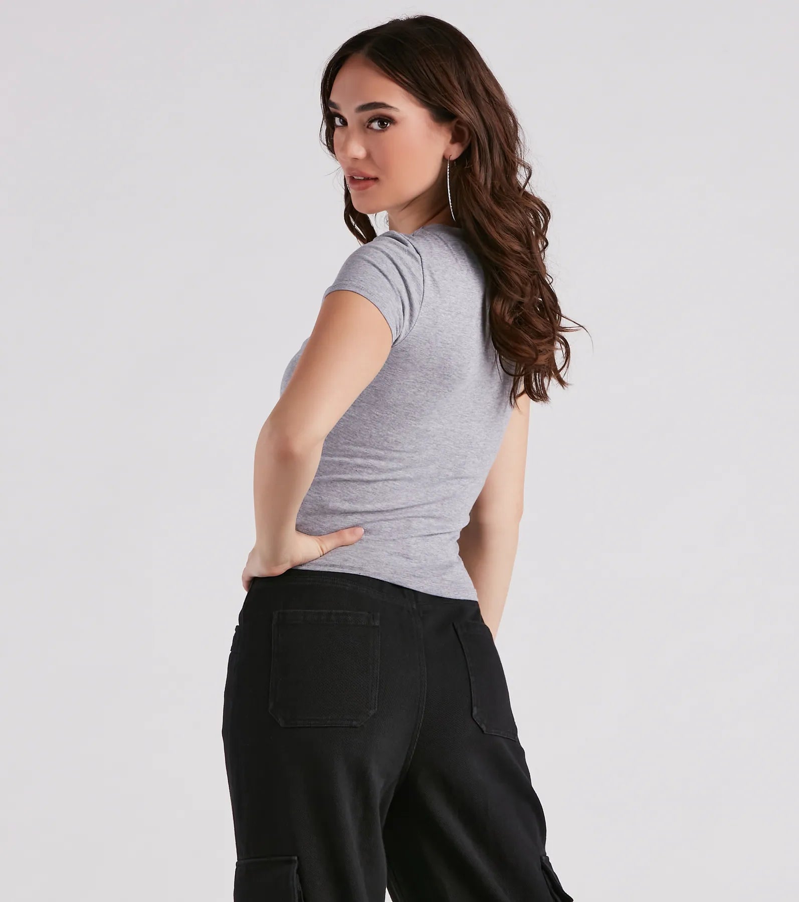 Whiskey Is The Answer Cropped Graphic Tee