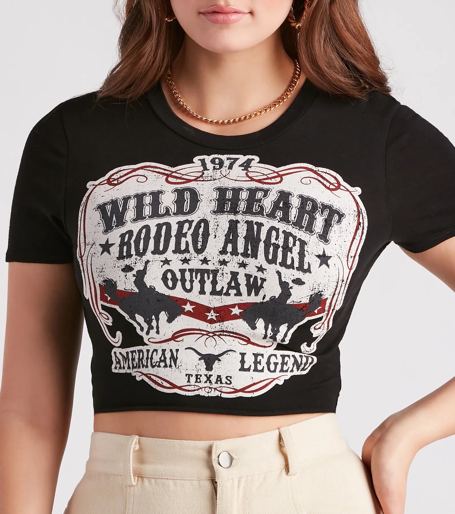 Rodeo Angel Cropped Graphic Tee