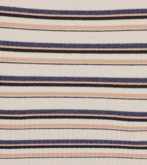 Effortlessly Cute Cutout Tie-Back Striped Crop Top