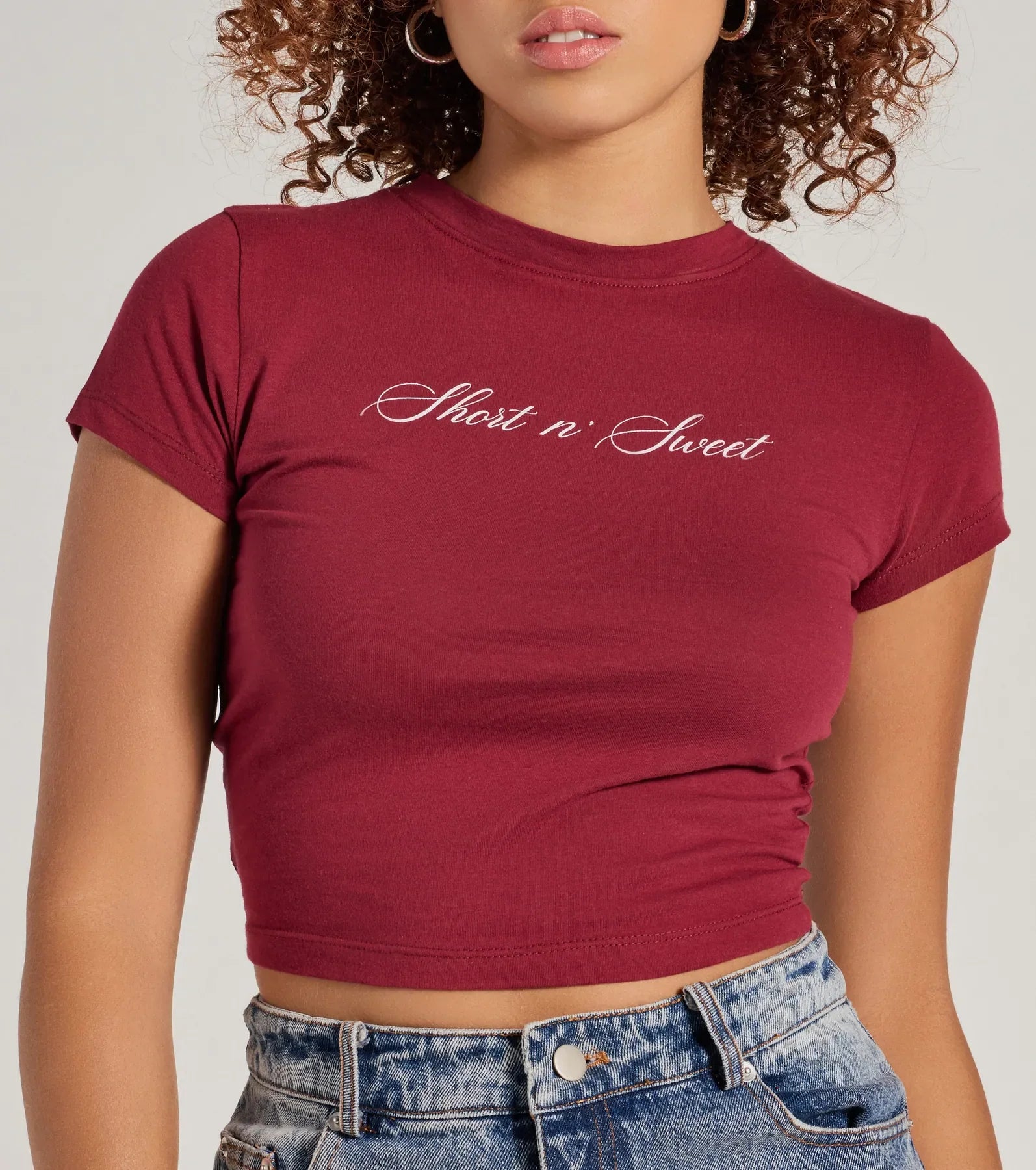 Short n' Sweet Cropped Graphic Tee