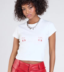 Sweetly Sassy Cherry Graphic Tee
